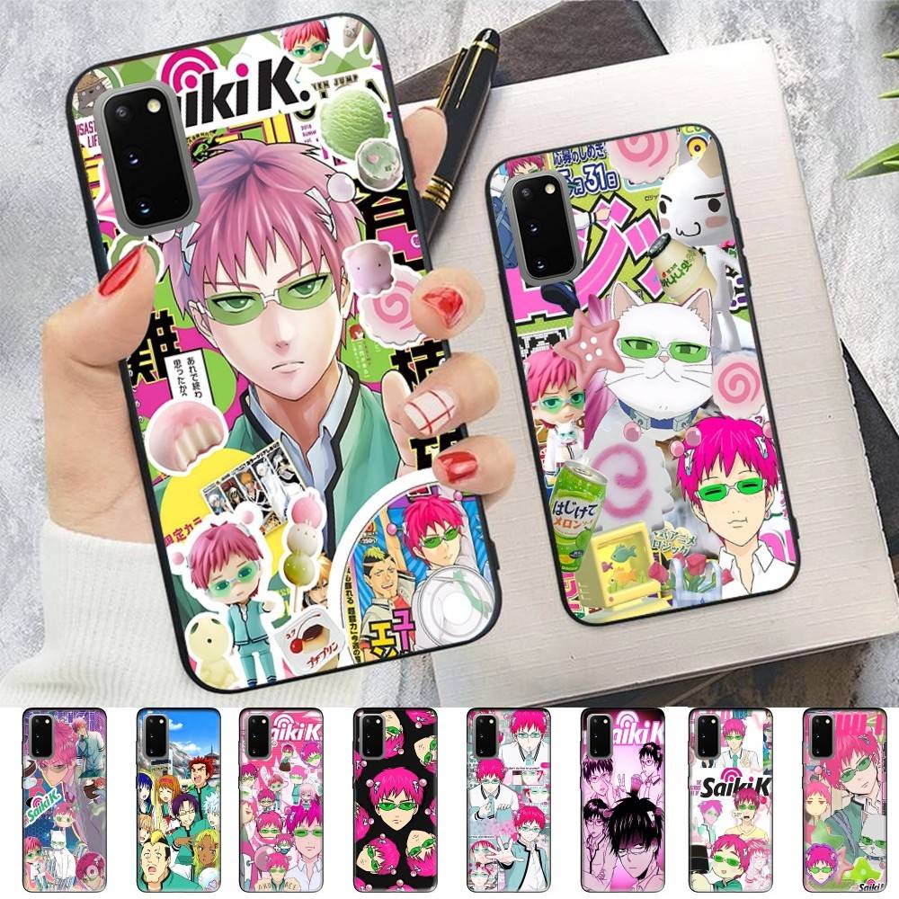 Japanese Life Quotes - 日本のアニメ「斉木楠雄のΨ難」スマホケース Samsung S24 FE、S25 Ultra Plus、S20