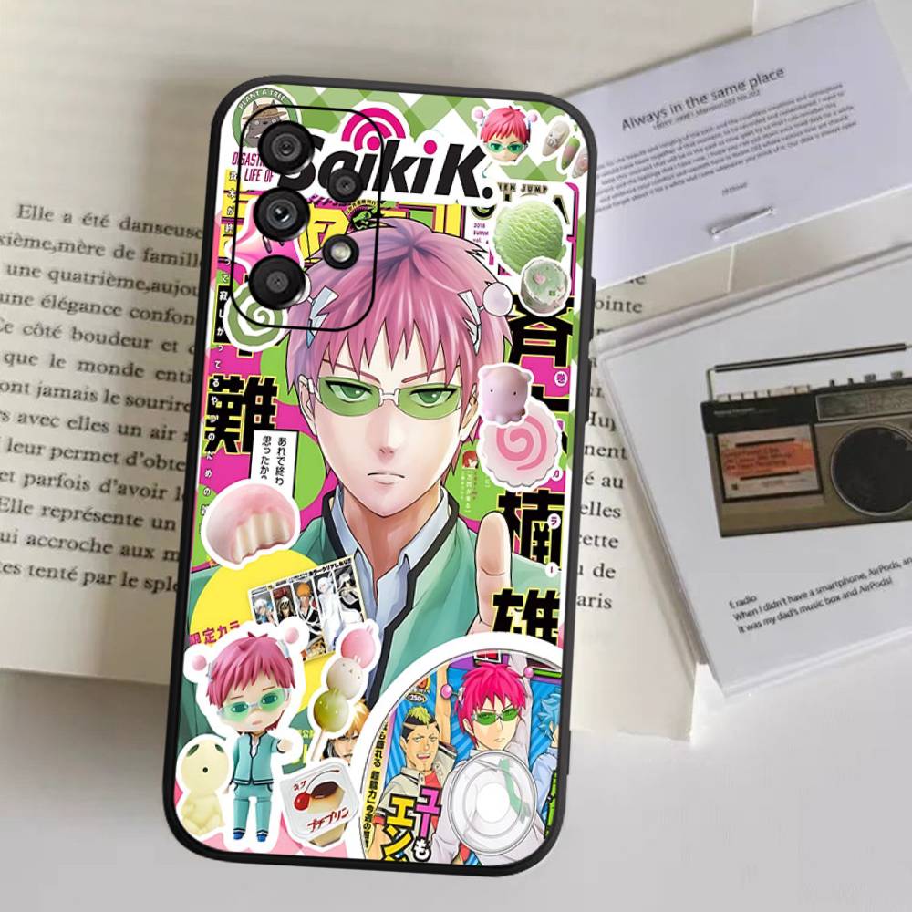 日本のアニメ「斉木楠雄のΨ難」スマホケース サムスン A 5 - Japanese Life Quotes のレビューと価格