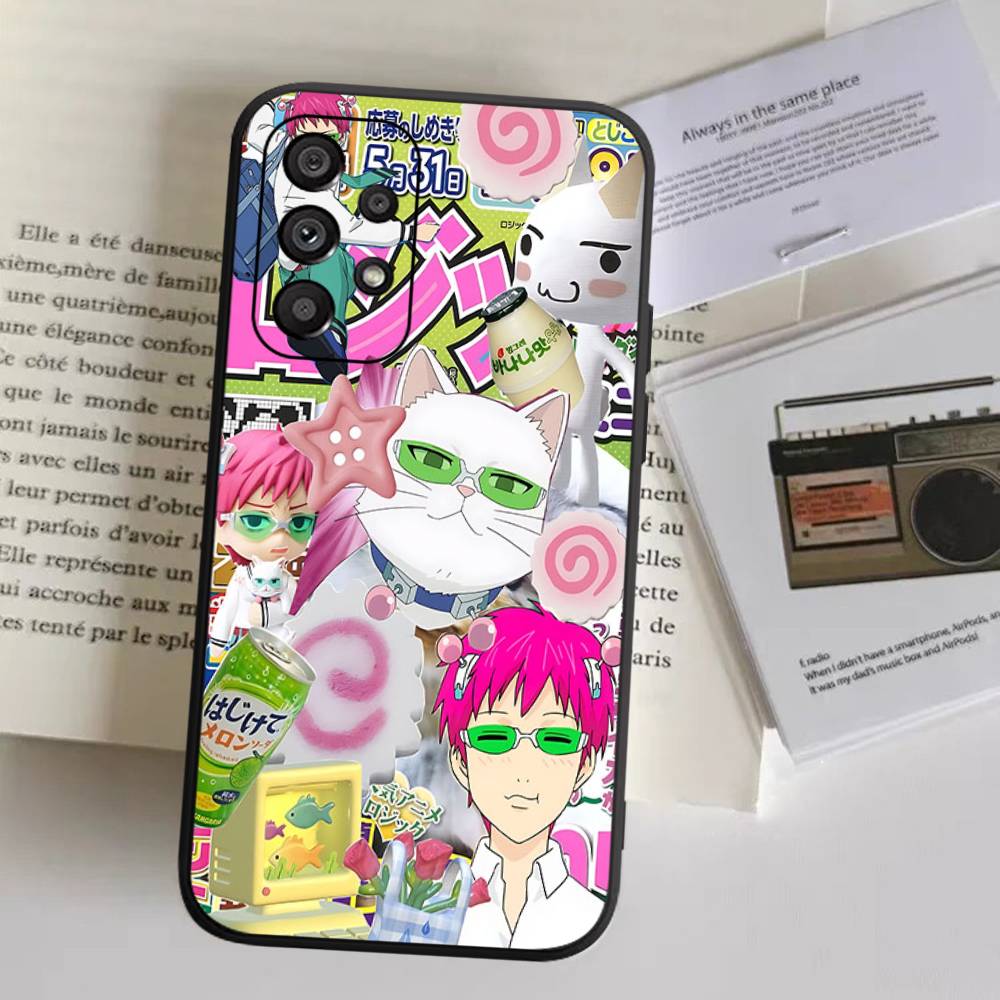日本のアニメ「斉木楠雄のΨ難」スマホケース サムスン A 5 - Japanese Life Quotes のレビューと価格