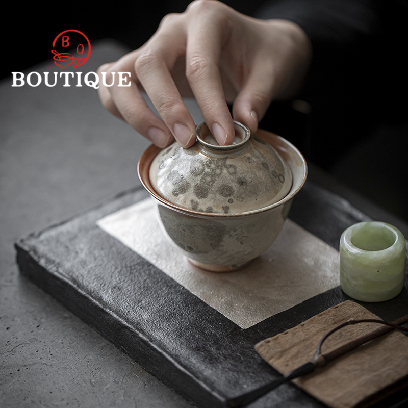 お茶のビール,色付き,セラミック,美的,お茶の付属品を備えた - Matcha Bowl Chawan のレビューと価格