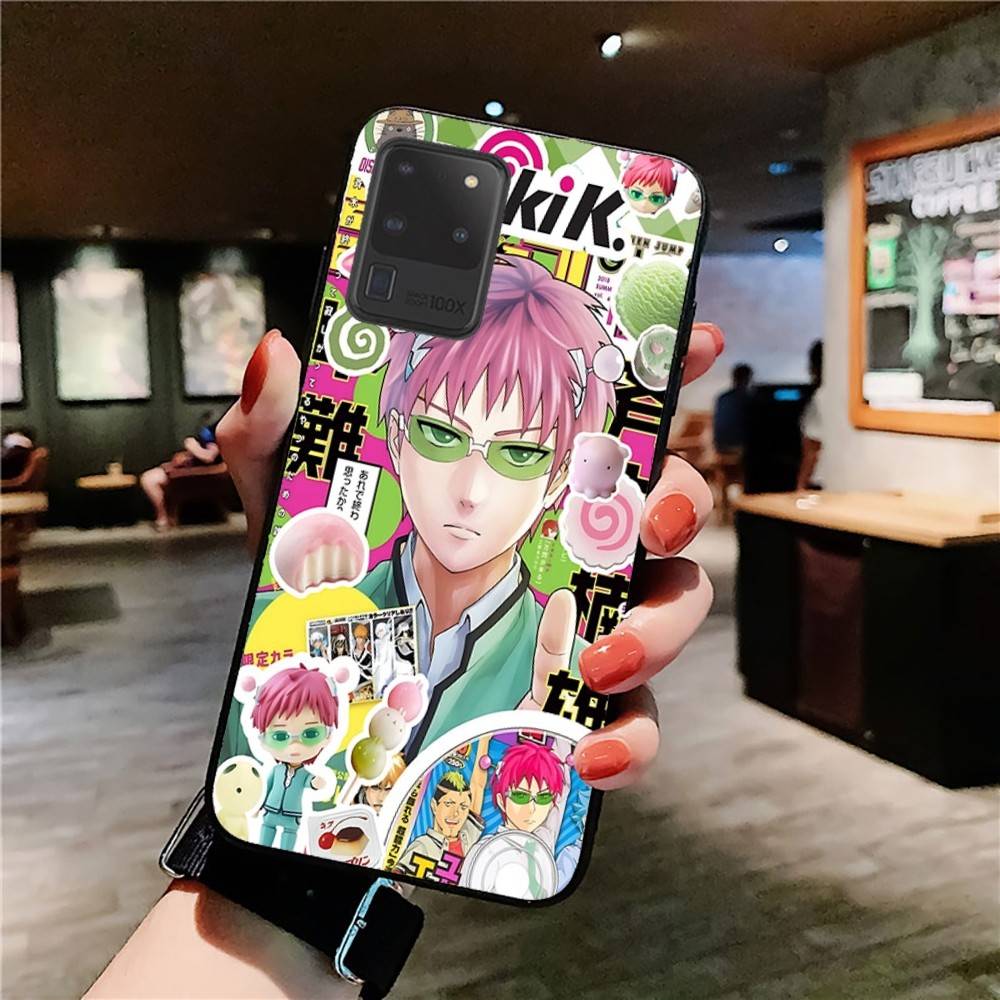 日本のアニメ「斉木楠雄のΨ難」スマホケース Samsung  - Japanese Life Quotes のレビューと価格