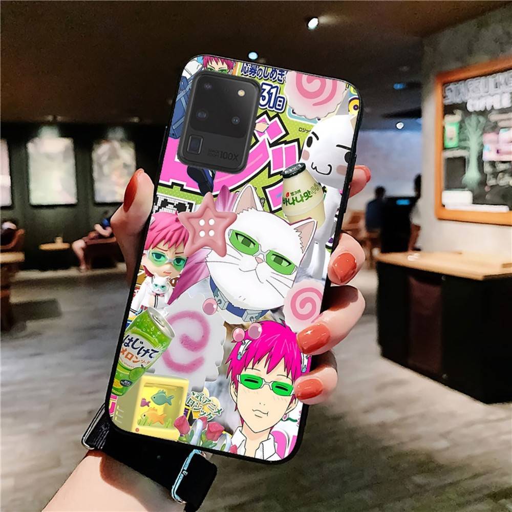 日本のアニメ「斉木楠雄のΨ難」スマホケース Samsung  - Japanese Life Quotes のレビューと価格