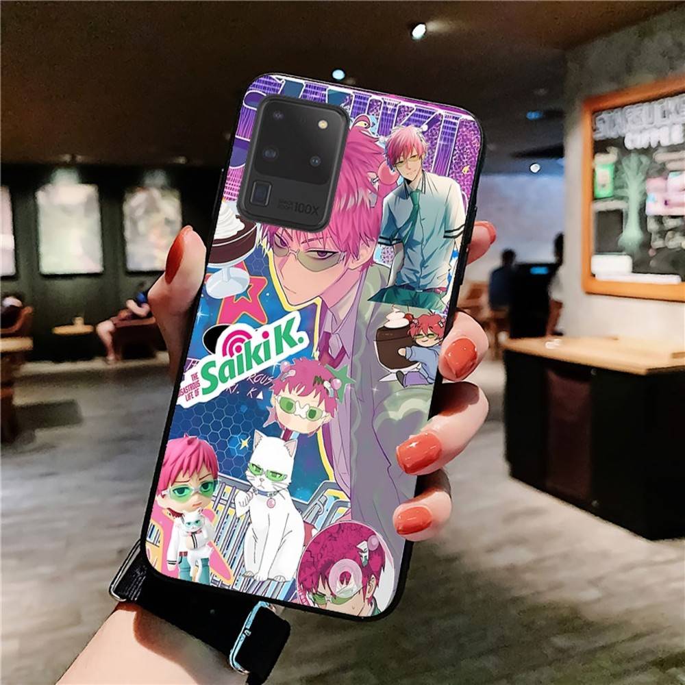 日本のアニメ「斉木楠雄のΨ難」スマホケース Samsung  - Japanese Life Quotes のレビューと価格