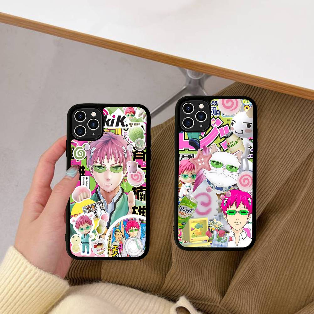 日本のアニメ「災難生活の斉木楠雄」PC+TPU製スマホケース - Japanese Life Quotes のレビューと価格