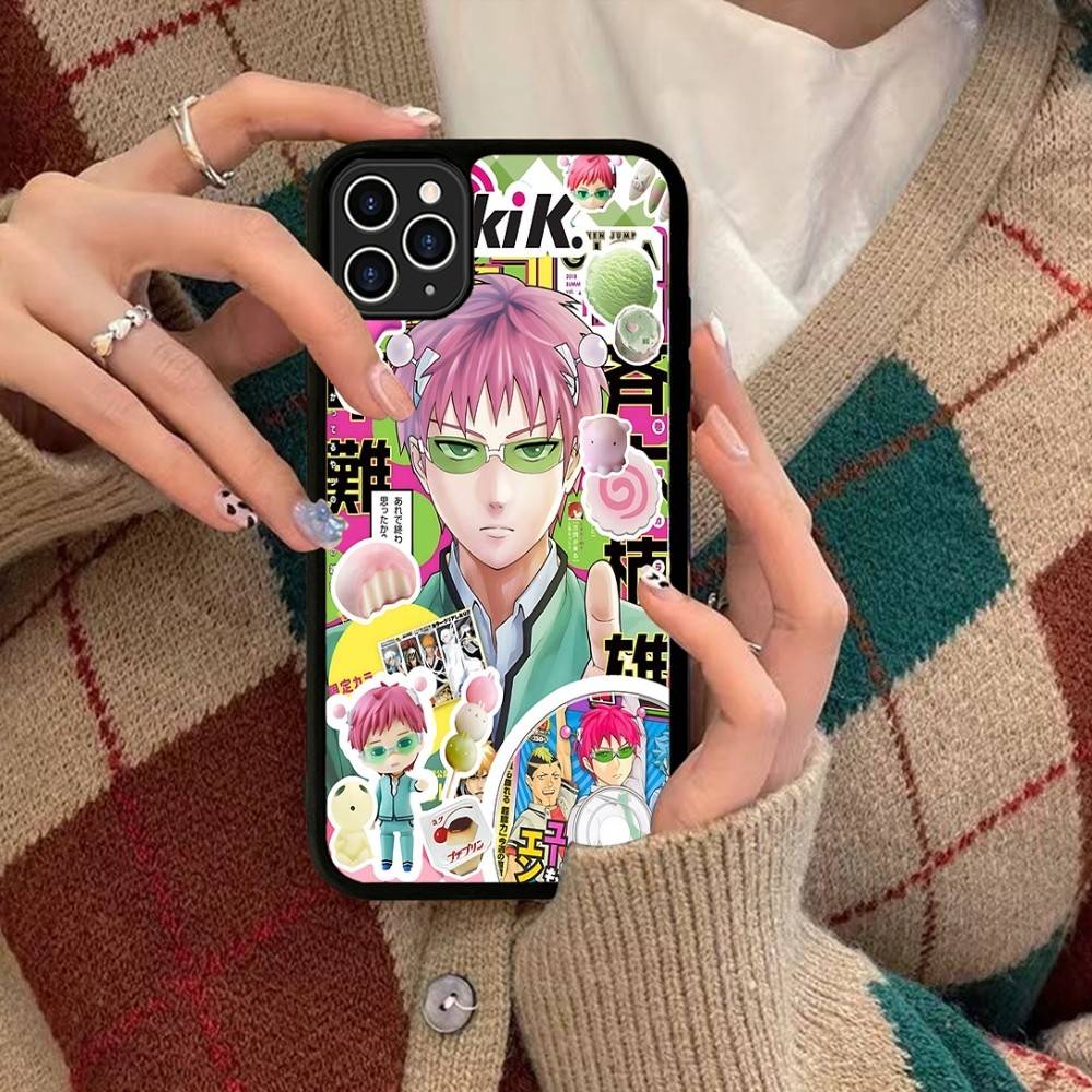 日本のアニメ「災難生活の斉木楠雄」PC+TPU製スマホケース - Japanese Life Quotes のレビューと価格