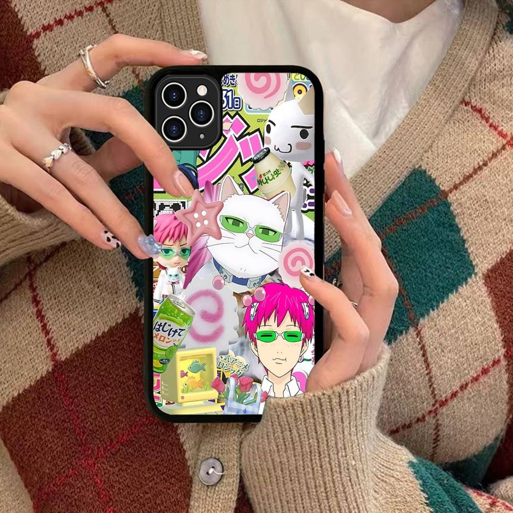 日本のアニメ「災難生活の斉木楠雄」PC+TPU製スマホケース - Japanese Life Quotes のレビューと価格