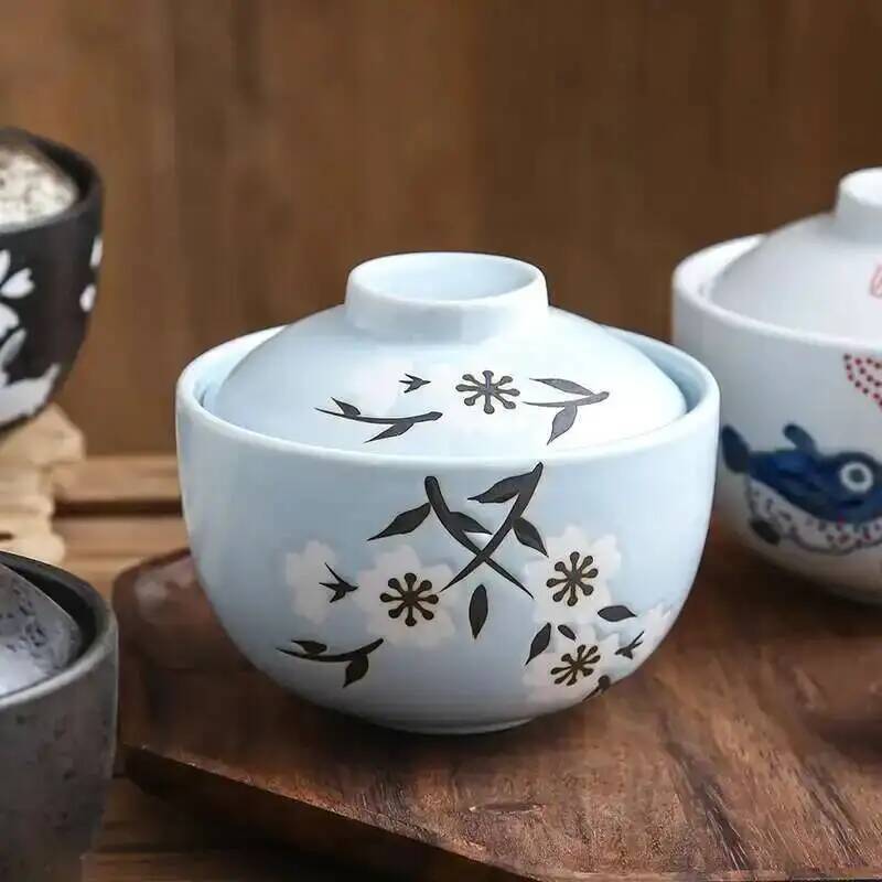 ふた付き日本のセラミック鍋、蒸し卵スープボウル、蒸しカップ、 - Matcha Bowl Chawan のレビューと価格