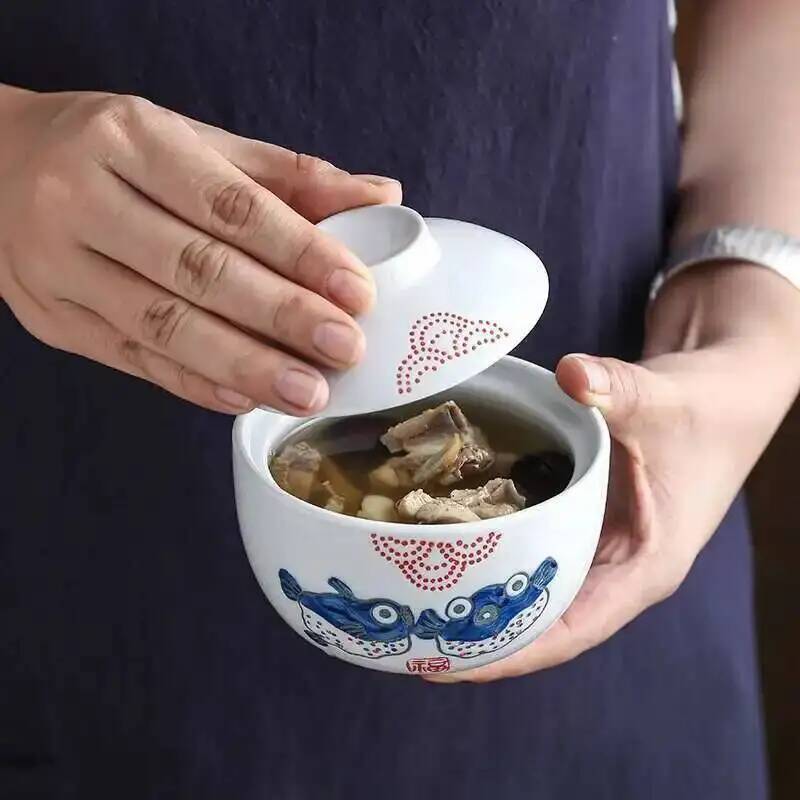 ふた付き日本のセラミック鍋、蒸し卵スープボウル、蒸しカップ、 - Matcha Bowl Chawan のレビューと価格